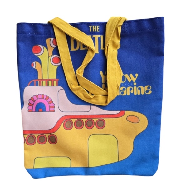 The Beatles Yellow Submarine Tote Bag - Blue and Yellow - Picture 2 of 2